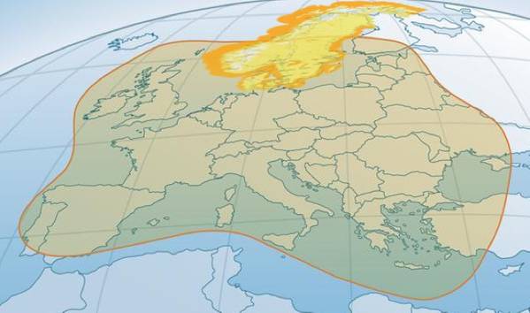 Network Coverage: Image credit Ancylus AB