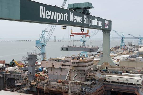 HII's Newport News shipyard (Photo by John Whalen/HII)