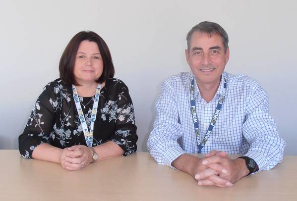Nicki Nicholls (left) and Christian Blinkenberg (Photo: Forum Subsea Rentals)
