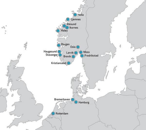 norwegian cruise ports list