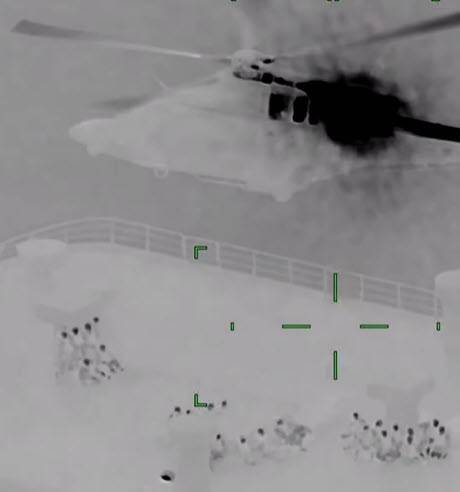 Crew of Blue Ocean A awaiting rescue (source social media)