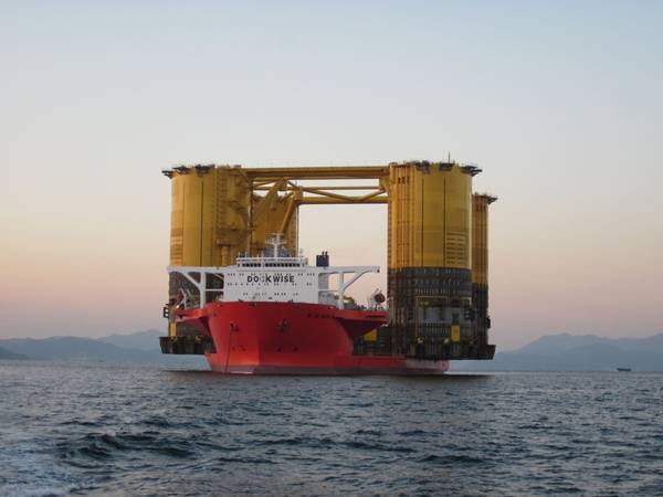 'Olympus' TLP Underway: Photo credit Shell Offshore 