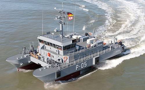 Patrol Boat 'Skrunda': Photo credit Abeking & Rasmussen