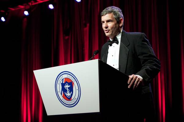 Mike Petters was recognized at the 35th annual Salute to the U.S. Coast Guard for his support of the Coast Guard Foundation and its mission. (Photo: Coast Guard Foundation)