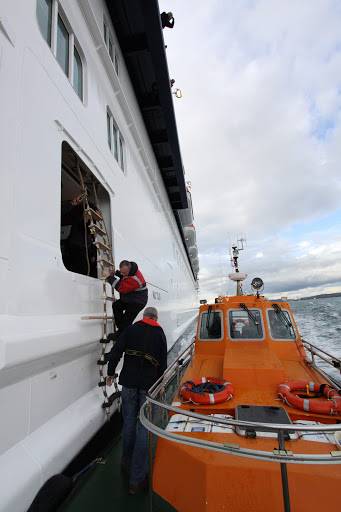 Cork Pilot disembarking  (Photo: Bureau Veritas)