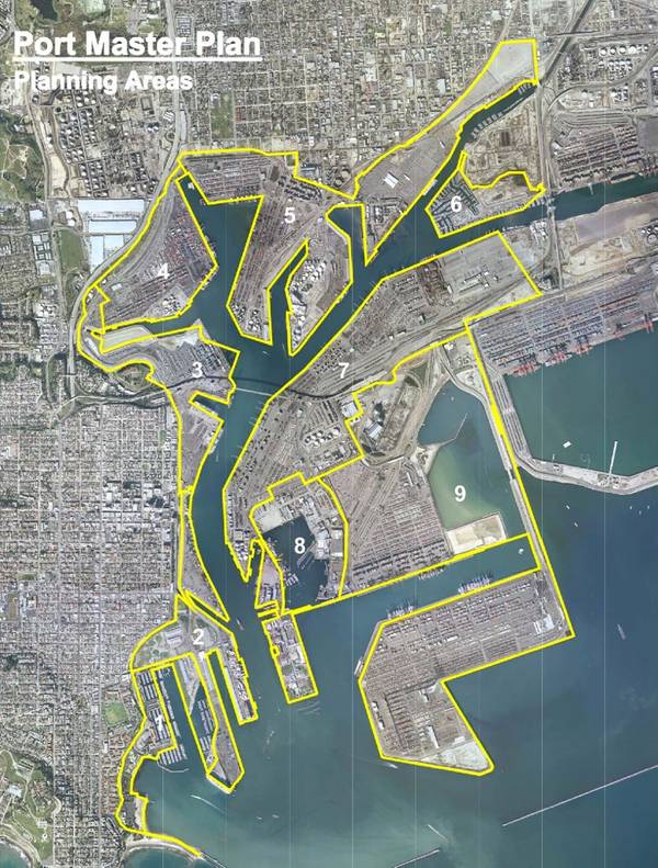 Port Planning Area: Image credit Port of LA