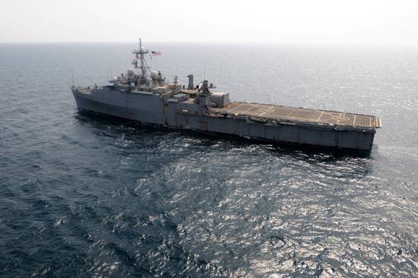 USS Ponce: Photo credit USN