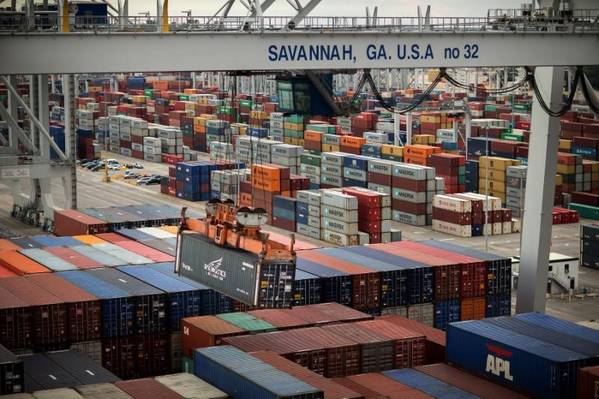The Ports of Savannah and Brunswick achieved a 26 percent increase in total tonnage in January, compared to the same month last year. (Georgia Ports Authority / Stephen B. Morton)