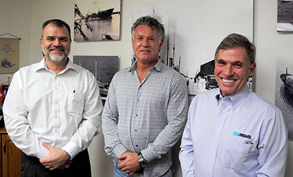 From left: MSHS Vice President and General Manager Rodrigo Quilula; President of TurboUSA Willem Franken and MSHS Group President Are Friesecke, met at the MSHS corporate office in Fort Lauderdale, FL to complete the TurboUSA acquisition..