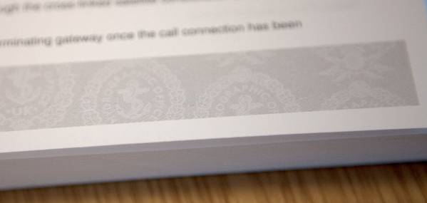 Publications published since October 2014 include a grey graphic showing the UKHO crest across random pages. If photocopied, the words ‘ILLEGAL COPY’ will be visible. (Photo: UKHO)