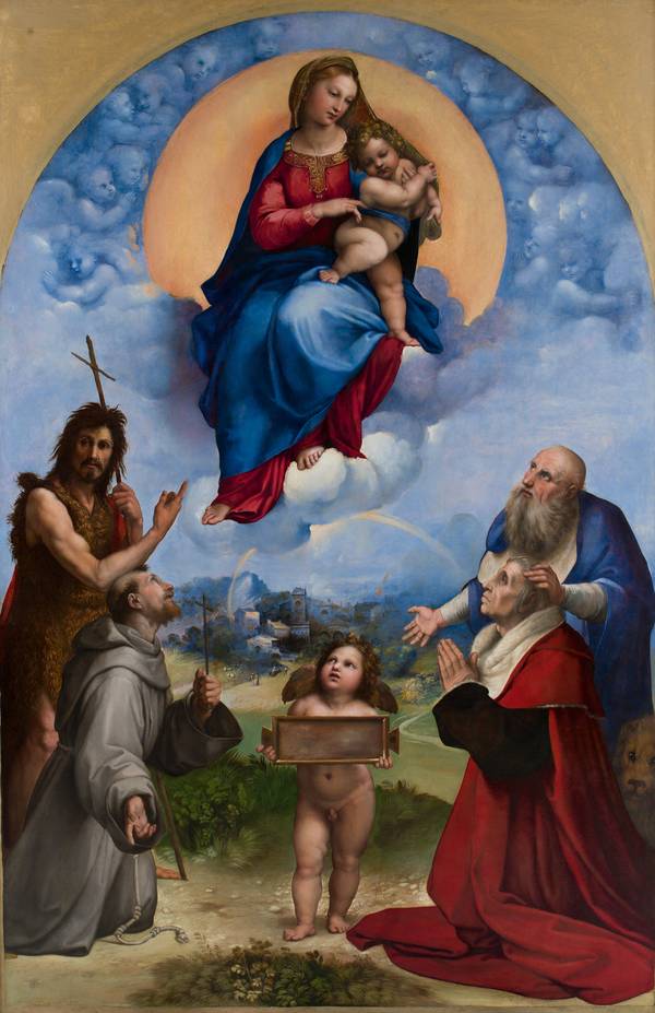 Raffaello, Madonna di Foligno. Foto © Copyright Governatorato S.C.V. - Direzione dei Museiw
