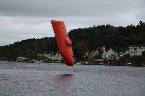 Record Lifeboat Launch: Photo credit Norsafe
