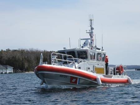 The New 45-ft Response Boat: Photo courtesy of USCG