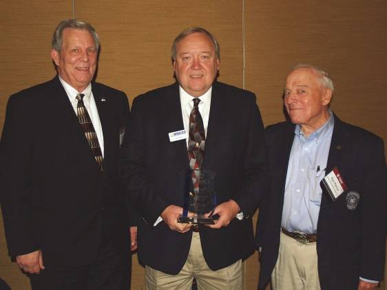 Left to right: Byron Dunn, GSSC President; Larry Porter, and Ron Pierce, GSSC Chairman of the Board.