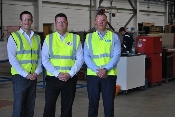 (Left to Right): Mark Fraser – CEO, Mark Cowieson – Services Director, Oteac Ltd and Gareth Forbes - CFO (Photo: Nucore Group)