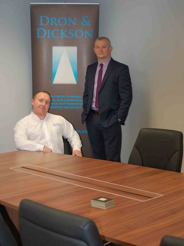 Left to right: Lenny Collins HSEQ manager and Bruce McHattie UK wholesales operations manager.