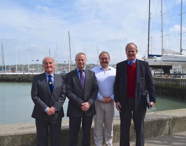 (L to R): Roger Mathias CHC Chairman, Jonathan Gillespie, David Riley, and Chris Preston (Photo: CHC)