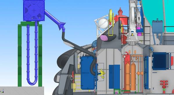 Sanmar Shipyard and IGUS joined forces to develop the Shore Power Dispenser System. Image courtesy Sanmar Shipyard and IGUS.