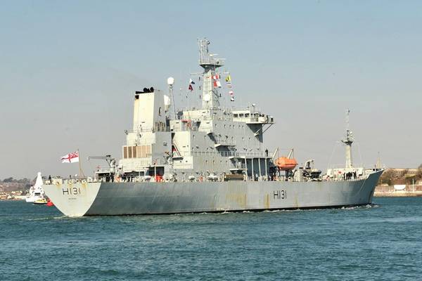 HMS Scott: Photo credit MOD