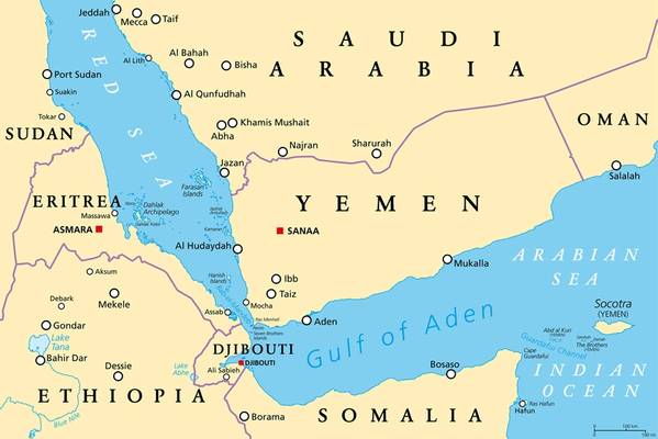 Some 200 seafarers aboard more than 15 ships stuck for weeks off Yemen's port of Ras Isa are preparing to offload cargoes and leave thanks to a ceasefire deal between Houthi militia and the U.S. Credit: Adobe Stock/Peter Hermes Furian