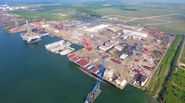 Seatrium AmFELS shipyard at Brownsville, Texas (Credit: Seatrium)
