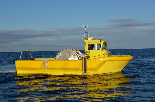 Seismic Survey Boat WP 950: Photo credit Westplast AS