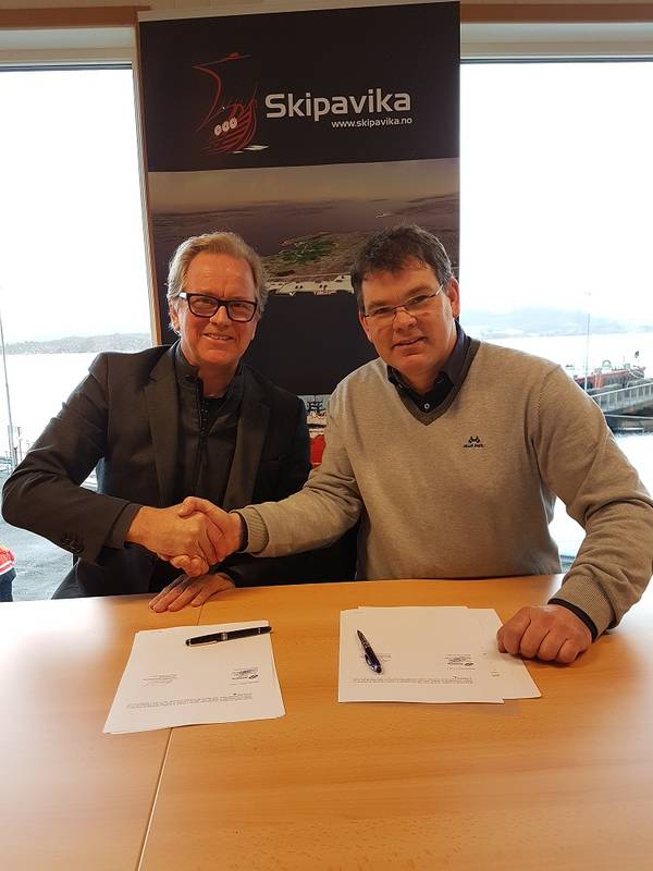 Semco Maritime and Skipavika signing (Photo: Semco Maritime)