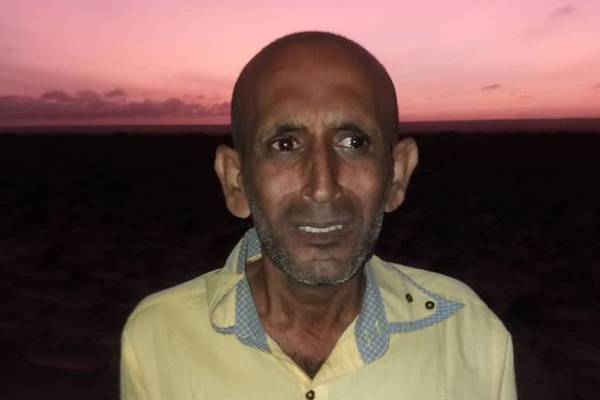 M Shariff from Iran was released after being held by Somali pirates (Photo: Hostage Support Partnership)