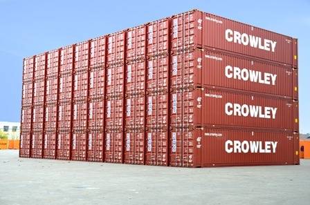 New Shipping Containers: Photo credit Crowley