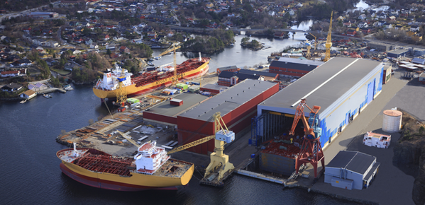 Florø Shipyard: Photo credit STX Europe