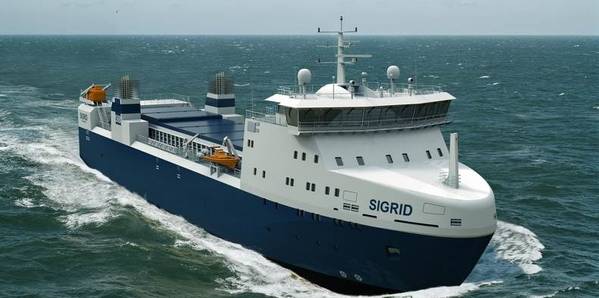 Spent Nuclear Fuel Carrier: Photo credit Damen Shipyards