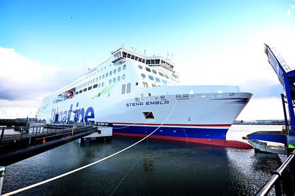 Stena Embla is the third new ship to be added to Irish Sea routes. Photo: Stena Line