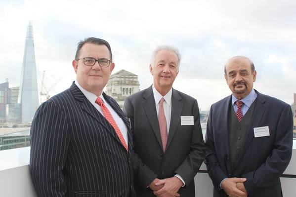 L-R Terry Gidlow (CEO), Duncan Ramsay (Chairman), Sharafuddin Sharaf (Founding Shareholder) WaterFront Maritime Services (Photo: WaterFront Maritime Services)