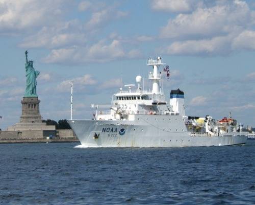NOAA Ship 'Thomas Jefferson': Photo credit NOAA
