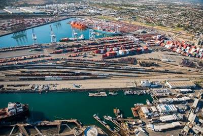 TraPac Container Terminal LA: Photo credit Port of LA