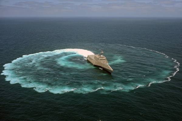 LCS Sea Trial: Image courtesy of USN