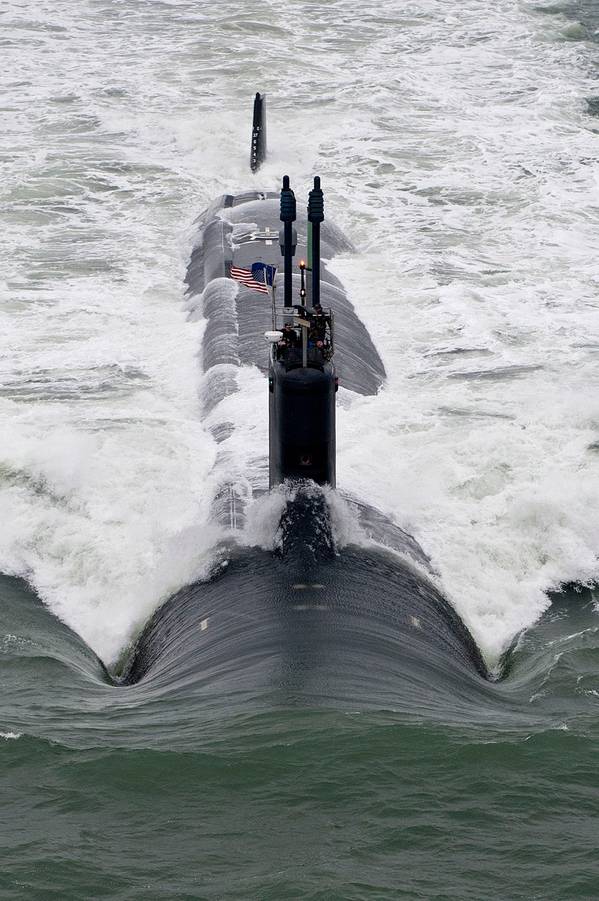 Sea Trial SSN 783: Photo credit HII
