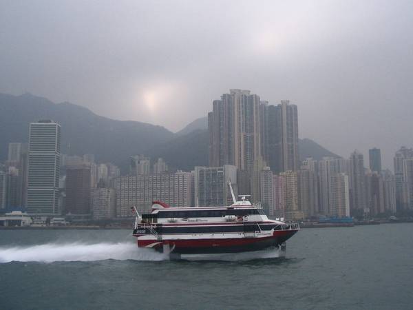 Turbojet Ferry HK Harbor: Photo credit Wiki CCL