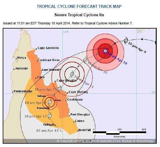 Map update courtesy of Australian Bureau of Metrology