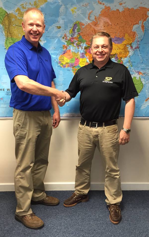 Wayne Wille, technical sales manager (left), with David Ayling, director. (Photo: Straightpoint)