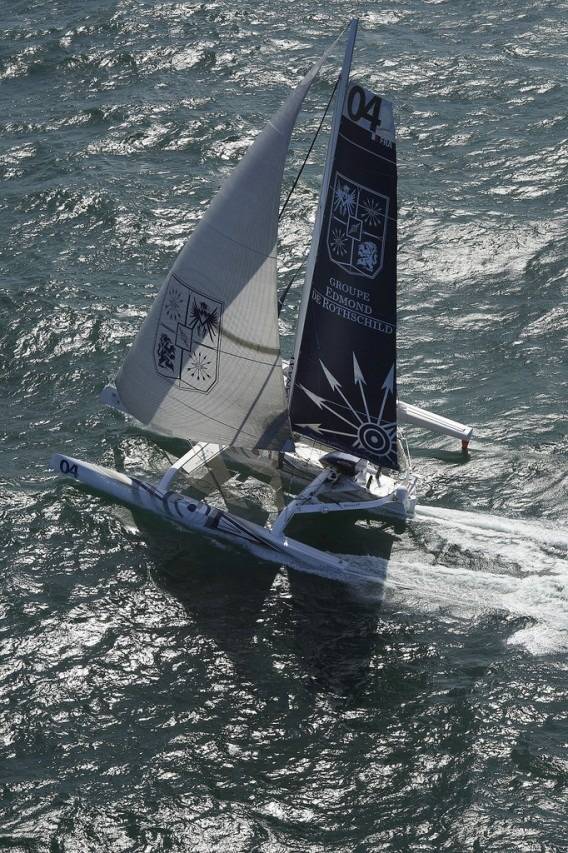 Winning MOD70 Trimaran: Photo Transat Race