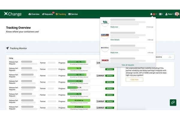 Container Tracking - Container xChange