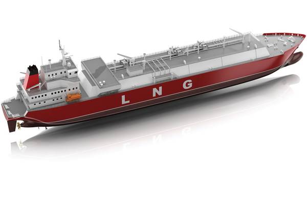 160,000 cu. m. capacity LNG carriers that have been ordered by an American Gas major from Samsung Heavy Industries (SHI)