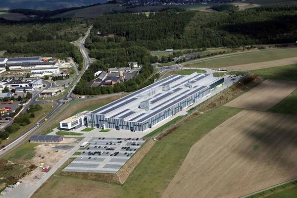 Aerial view of the new SCHOTTEL plant; ©SCHOTTEL