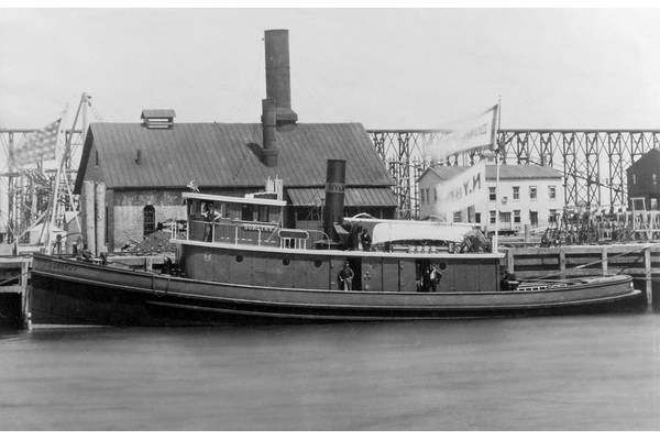 On April 30, 1891, NS delivered its first vessel, a tug named Dorothy (Photo: HII)