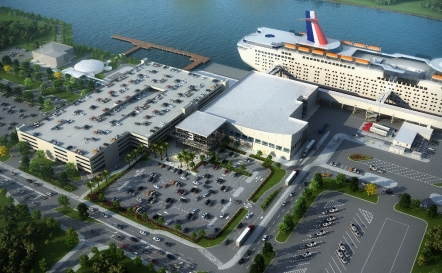 Artist’s rendering of new Cruise Terminal 3
Photo: Canaveral Port Authority