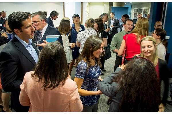 Attendees network at the event (Photo: SPNL)