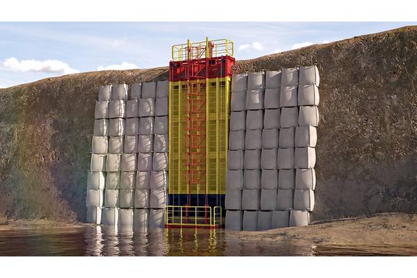 Boskalis improved the safety of water boxes with a new design. Copyright Boskalis