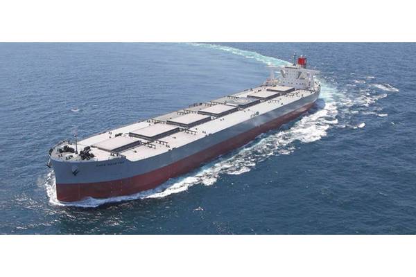 Dry bulk carriers are the majority (195 ships/25.3 million DWT) of the "K" Line fleet. Photo: "K" Line