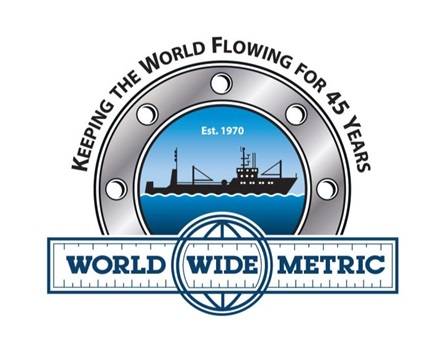 To celebrate its 45th Anniversary, World Wide Metric commissioned the design of a special anniversary logo. Designed by New Jersey marketing firm Dark Horse Design, the logo pays tribute to the company’s long-standing commitment to serving the maritime industry. (Photo: World Wide Metric)
